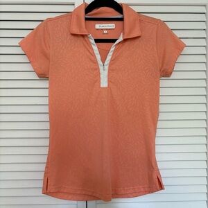 Pebble Beach Women's Coral Button Down Shirt